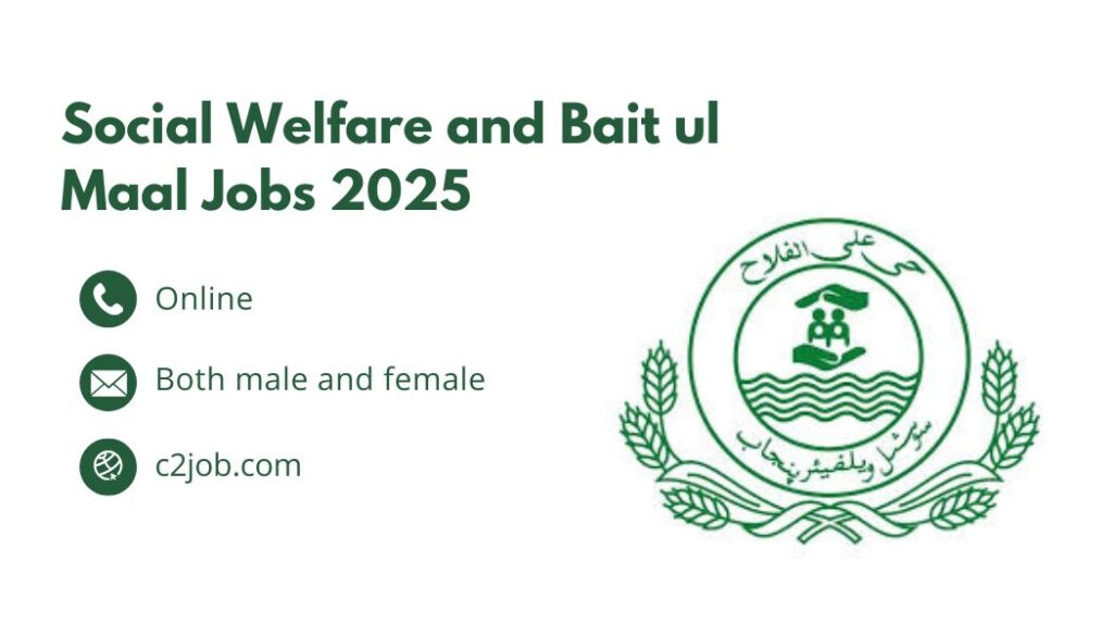 Social Welfare and Bait ul Maal Jobs 2025