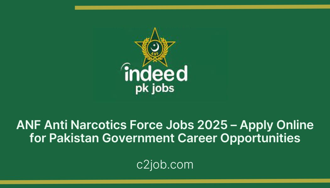 ANF Anti Narcotics Force Jobs 2025