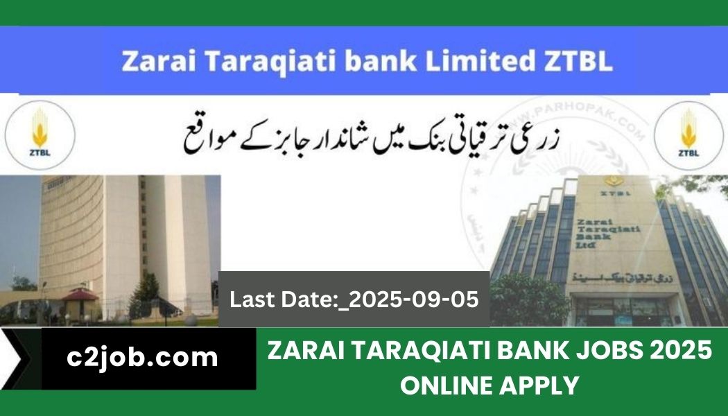 Zarai Taraqiati Bank Jobs 2025
