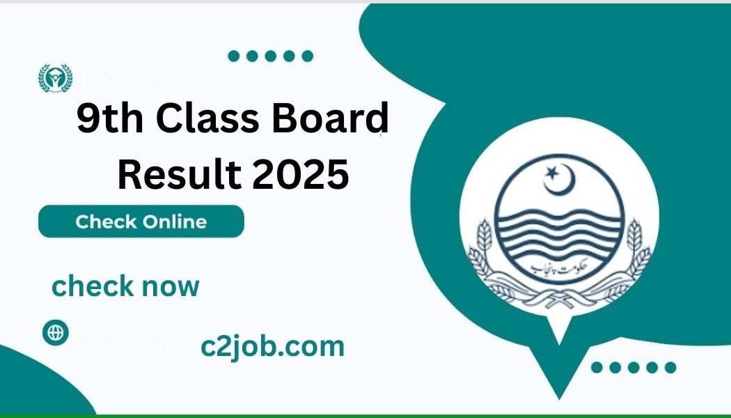 9th Class Board Result 2025